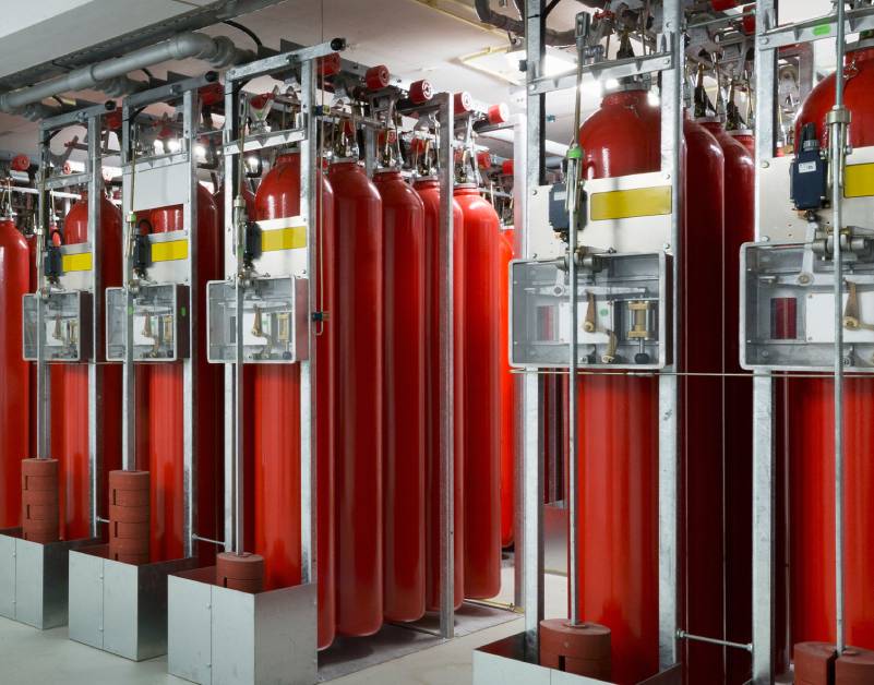 Gas-Based Fire Suppression System & Spot Flooding System